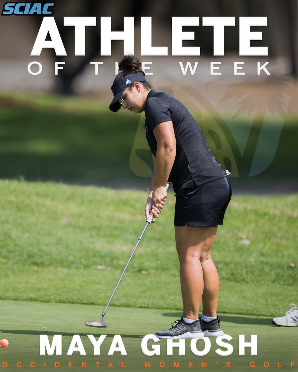 OxyAthletics's tweet photo. Congratulations to Maya Ghosh ‘24 for earning SCIAC’s Athlete of the Week honor!
#OneTigerManyStripes #IoTriumphe 🧡🐅
Photo: Sam Leigh https://t.co/SJTGxmSnwn
