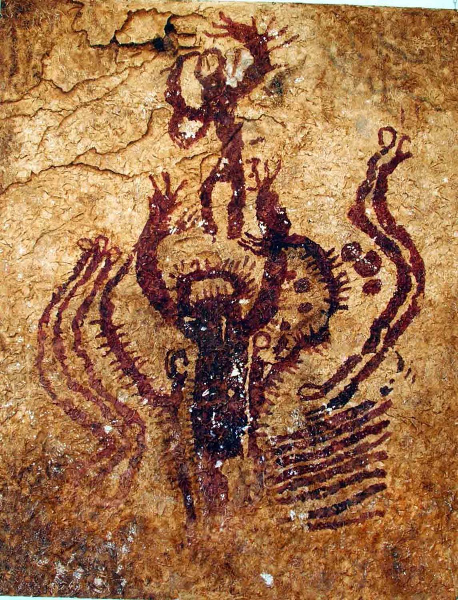Terrifying 8000 year old cave art in Pla de Petracos, Spain