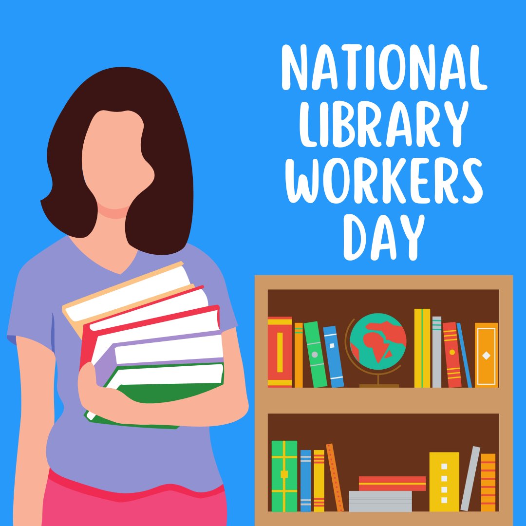 It is National Library Workers Day! Give thanks to the library staff who helped you find the book you're looking for. They don't just guide you to a great book, but they can even provide college resources. Give them appreciation today! Check them out at @phoenixpubliclibrary.
