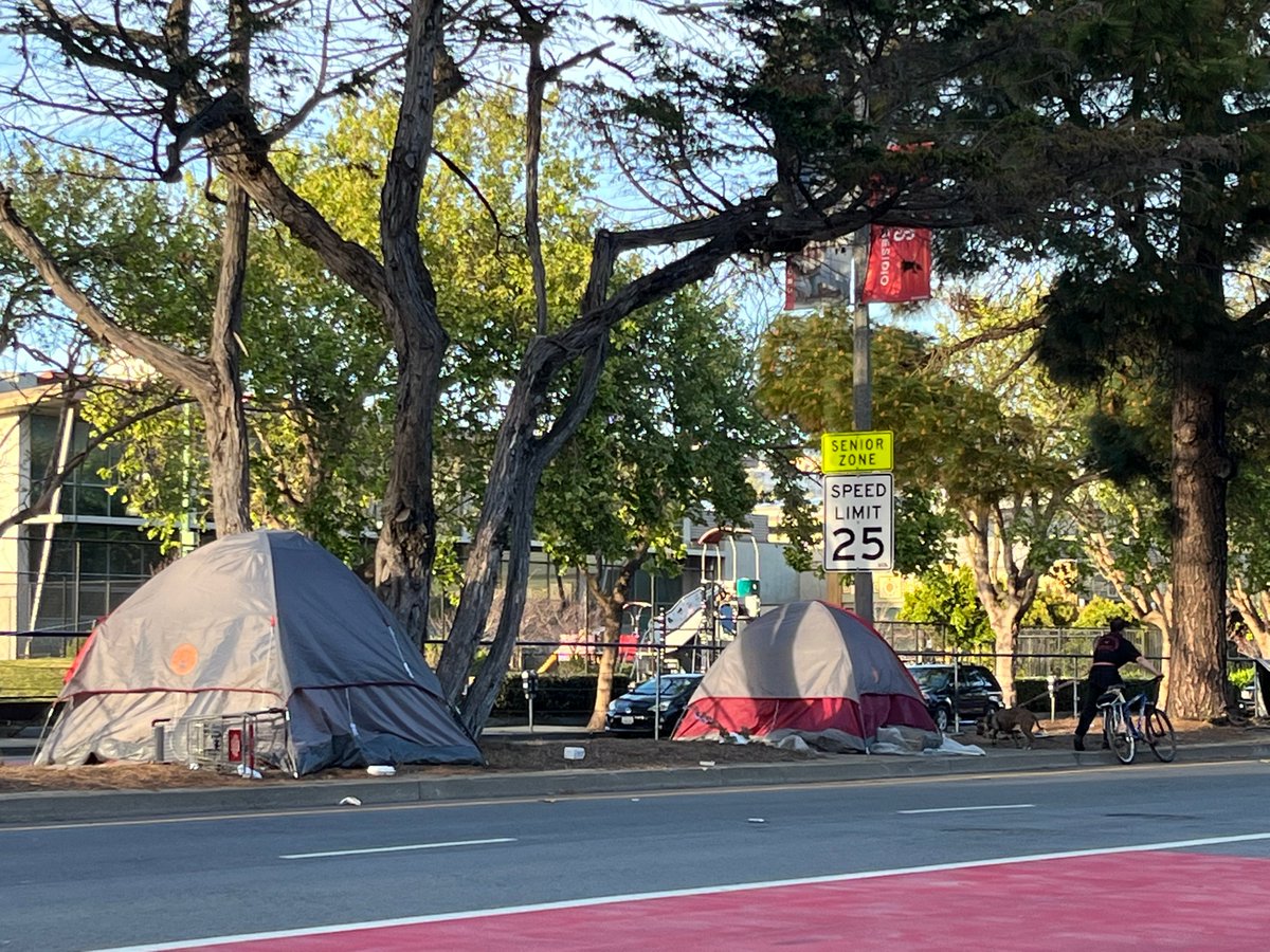 bansavich's tweet photo. Dear @DeanPreston @MattHaneySF @HillaryRonen: Not enough is being done about the growing homeless problem in San Francisco? District 5 is being invaded by tents in the middle of Geary Blvd. This needs to stop! It is UNSAFE to have tents in the middle of Geary Blvd and it's UGLY! https://t.co/WnSFAFiEGx