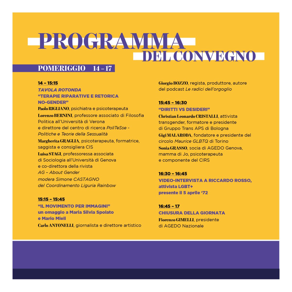 Era il 5 aprile 1972, proprio come oggi 5 aprile 2022

Oggi, sempre al casinò di Sanremo, Agedo e Liguria Rainbow hanno organizzato un convegno per celebrare “Sanremo 1972-2022- 50 anni di movimento LGBT in Italia”. #omofobia