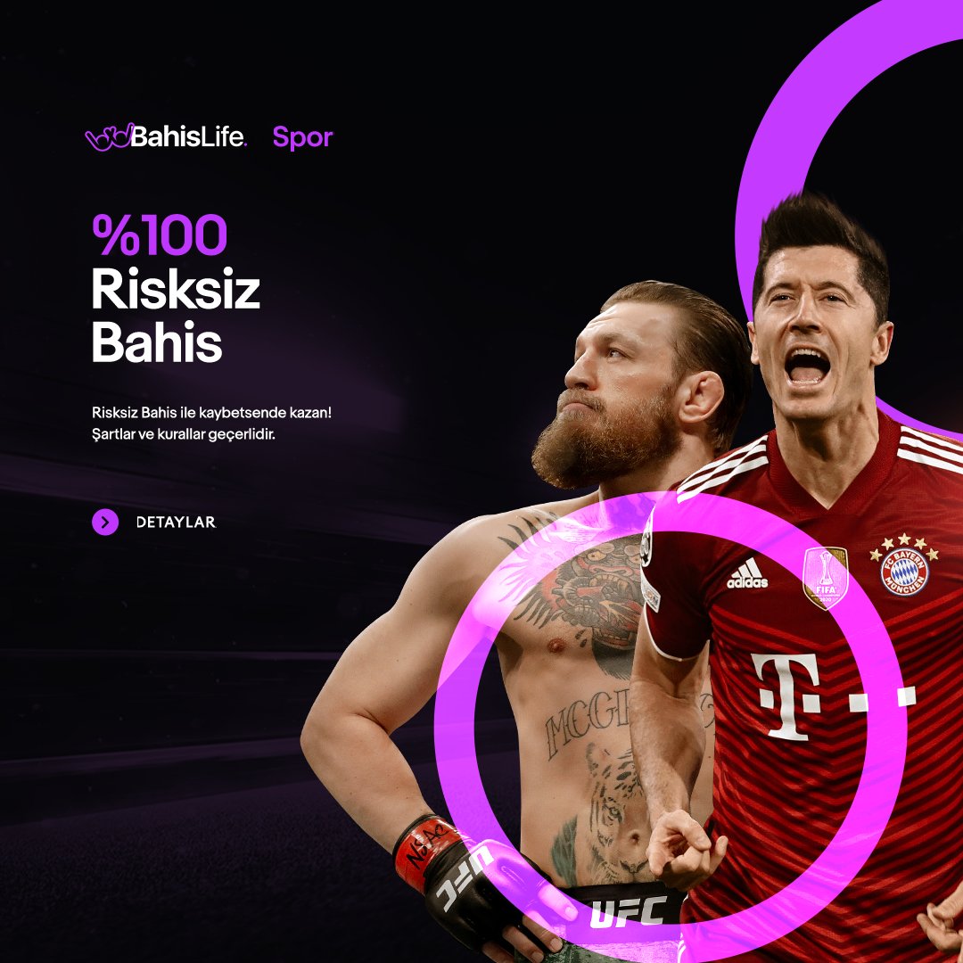 ⚜️ %100 Risksiz ile BahisLife'a ilk adımınızı atın, güvenle kazanın!

👊🏻 İlk yatırımınızla yapacağınız kupon kaybederse, tamamı iade!

🟪 İkinci şansın adresi BahisLife!

🖇 buff.ly/3AlXGdv