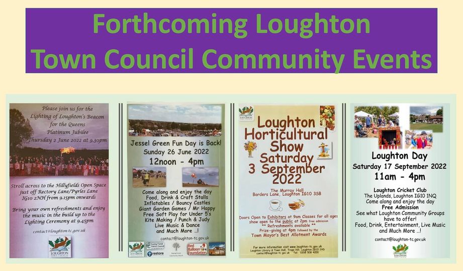 Thanks to Independent Cllr Stephen Murray for putting these events together.