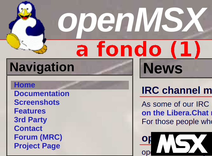 bitvision2010's tweet image. Nuevo video #MSX, openMSX a fondo (primera parte)
youtube.com/watch?v=5RIjU1…
en español.
Ya disponible en el canal de TELEGRAM de #videotutoriales de MSX t.me/msxbtv