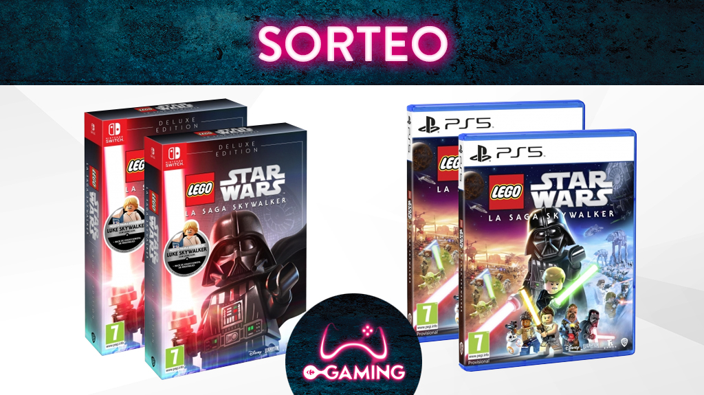 CarrefourGaming's tweet photo. ⚠️SORTEO⚠️

¡Tenemos dos copias de #LEGOStarWars: La Saga Skywalker edición deluxe para #Switch y dos edición estándar para #PS5!

   ✅ Haz FAV y RT
   ✅ Sigue a @WBGamesSpain y a nosotros
   ✅ Menciona a un amigo con #CRFConLEGOStarWars y la versión que quieres https://t.co/bJD0ZDIeWN