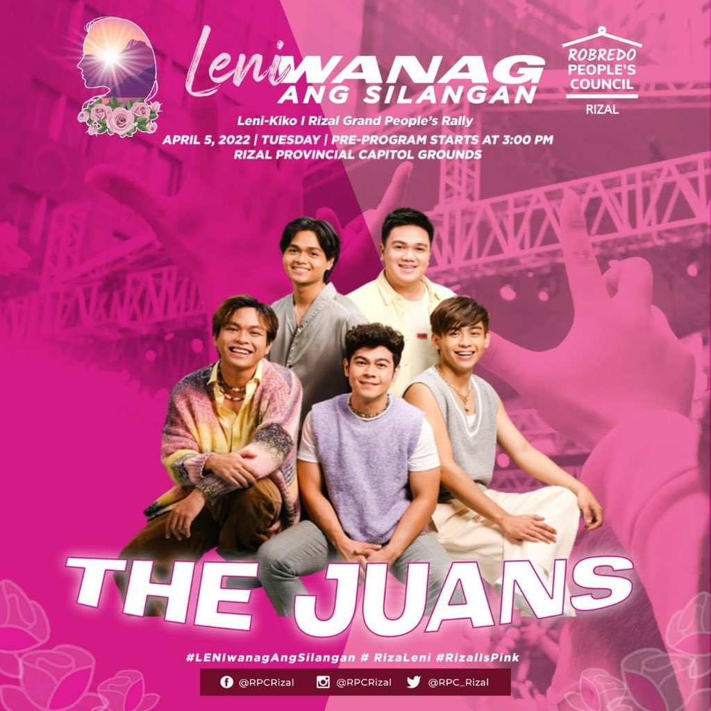 TheJuans_BAND's tweet photo. Kita kits tonight, Rizal! https://t.co/ocUZFcErym