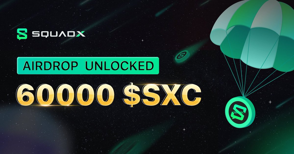 DamaObito's tweet photo. 🔴 SquadX Airdrop 🔴
Total Reward : 60k $SXC For All

Join : https://t.co/GvysuhS6Do
- Enter BSC Address
- Enter Ref Code : 710293
- Upload 3 Screen Shot (“Publish your invitations to more than three different social media platforms
Content needs to be related to Airdrop”)
- Done https://t.co/bBXrdVRFR7