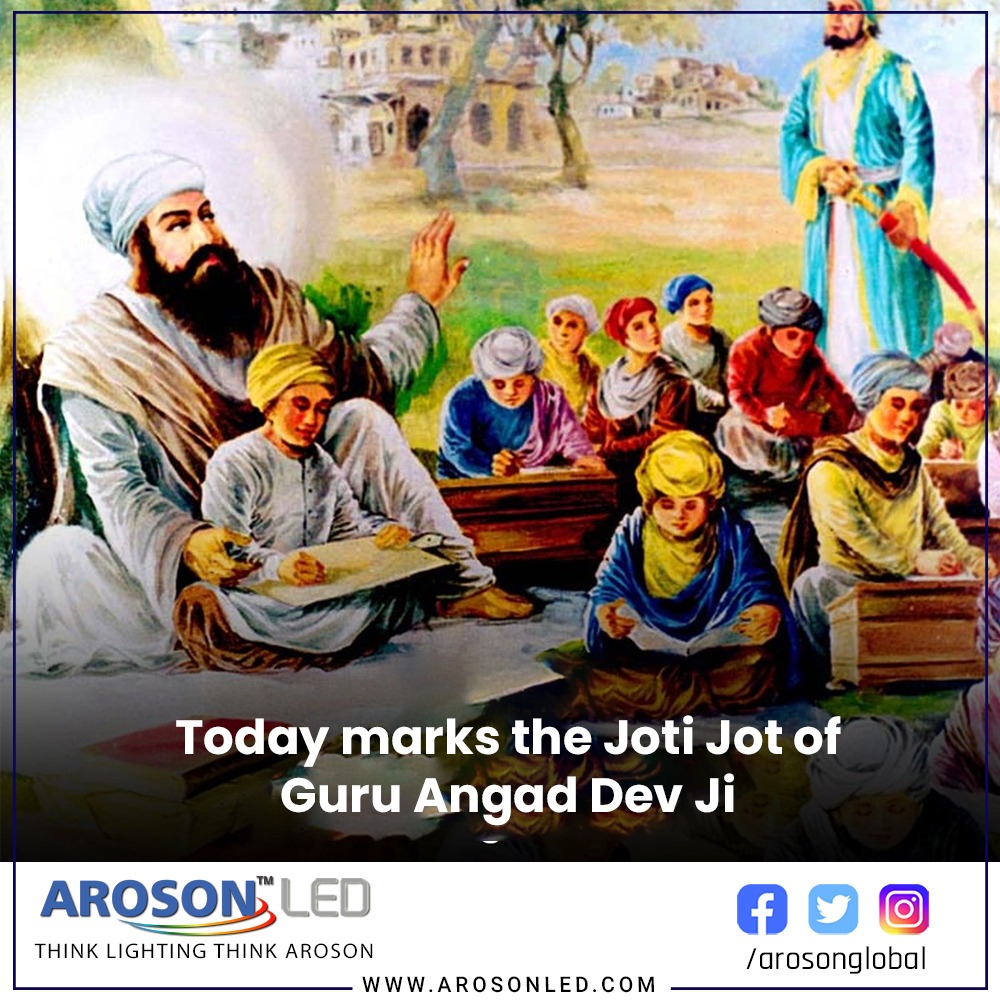 arosonglobal's tweet photo. Today marks the Joti Jot of Guru Angad Dev ji. May he enlighten our heart and mind with knowledge and sanctity and inspire us to make this world a better and brighter place to live. 

#Arosonled #Arosonglobal #LED #jotijot #GuruAngadDevJi https://t.co/9ABcxxdJKn