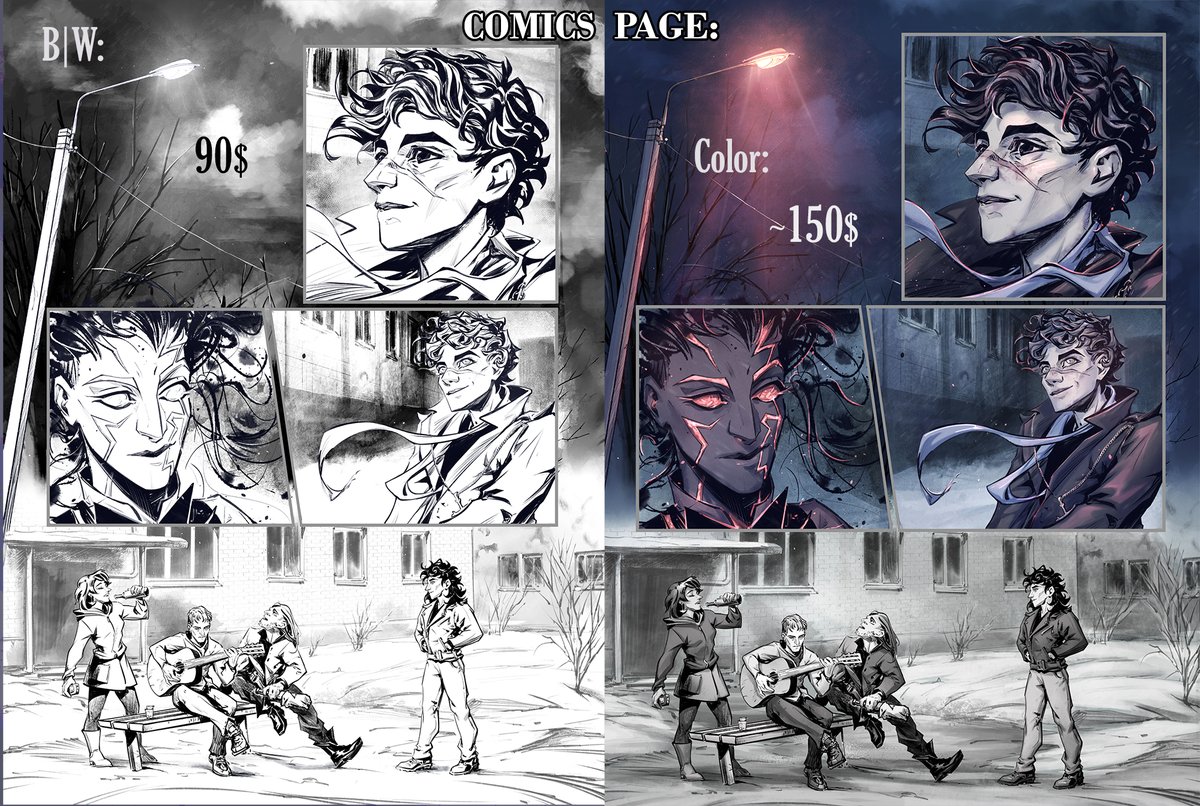 lennigen1's tweet photo. Hello! I am an illustrator and comics artist from Kharkiv, Ukraine. I open commissions. Now, because of the war, I have financial problems and I will be very grateful for retweet, maybe you know those who would like an illustration.  Thank You! https://t.co/F3tMKIjN9k