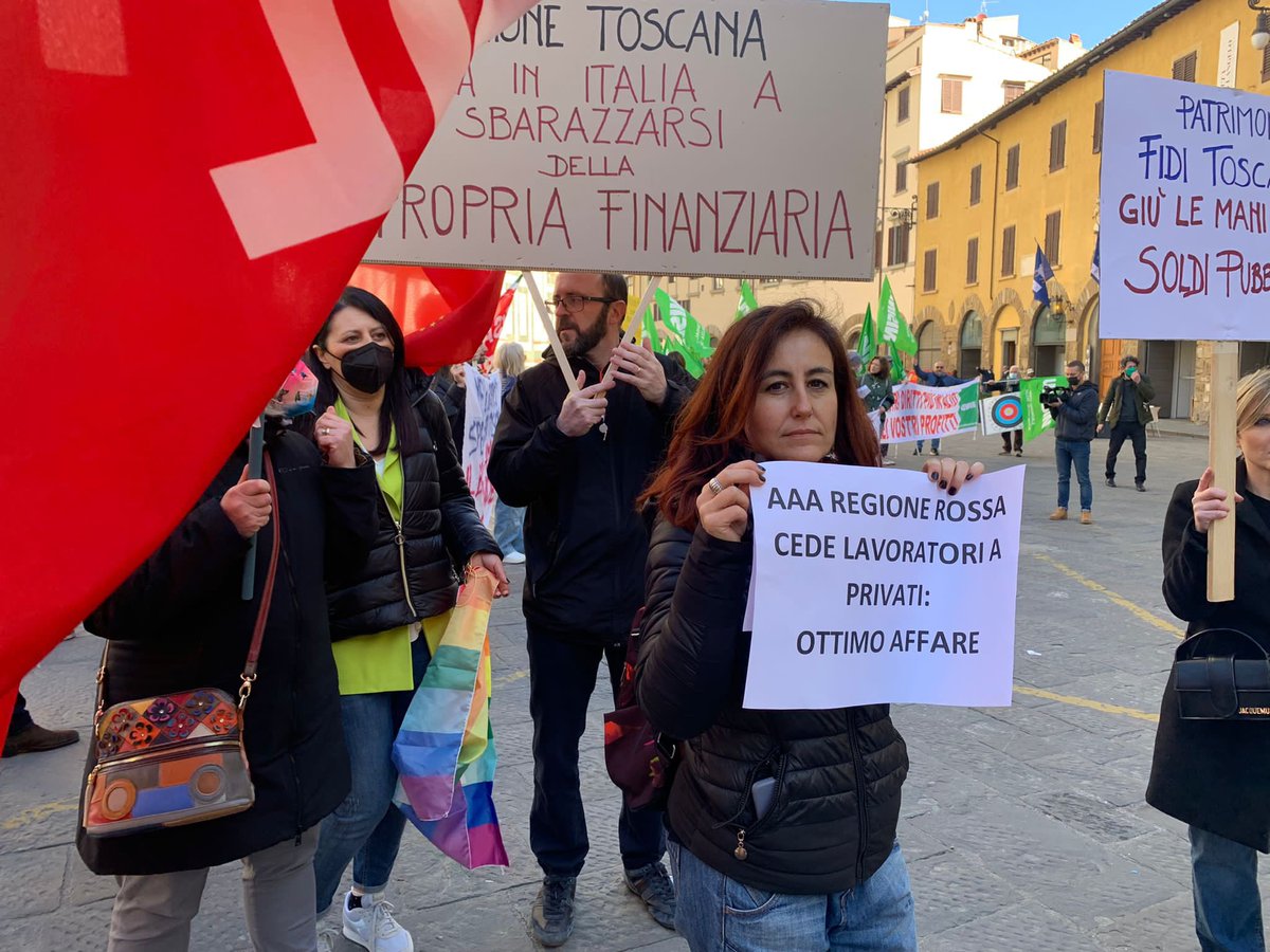 FisacToscana's tweet photo. No allo spezzatino di Fidi Toscana. Il Presidente @EugenioGiani cambi la decisione della Giunta https://t.co/SXTph2Qx3W