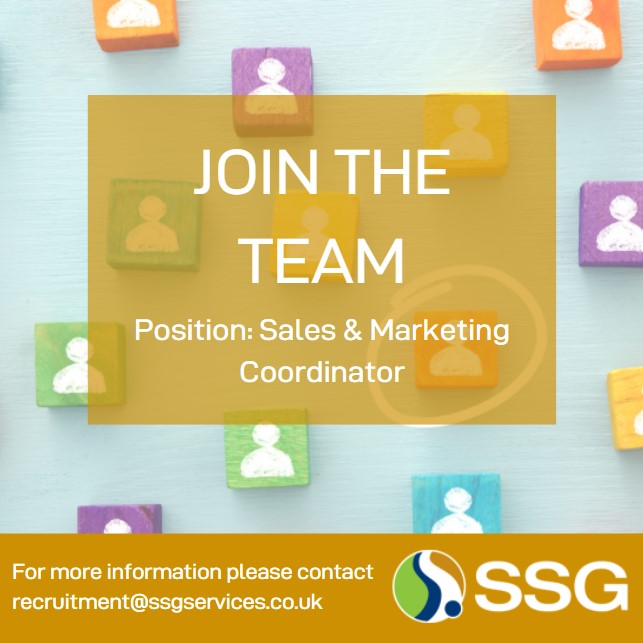 We are looking for a Sales &amp; Marketing Coordinator to join our fantastic Business Support Team 🎉

Contact the HR Team today for an Application pack:

📞01234 340782

📨recruitment@ssgservices.co.uk