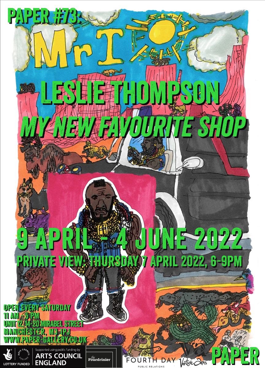 This week, we launch our collaboration with @VentureArts as we present a solo exhibition by Leslie Thompson. Leslie will recreate his favourite shop in PAPER presenting action figures of friends, family, & celebrities who have inspired him over the years.