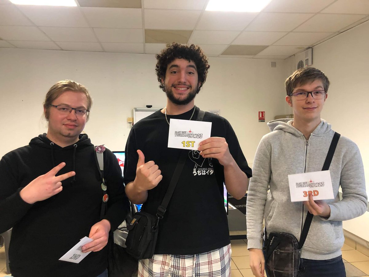 BLAST ZONE TOURNAMENT #23 - TOP 8 RESULTS

1st - <a href="/eko_smash/">IZI | eko🫵⁉️</a>
2nd - <a href="/TheKimarito/">Kimarito</a>
3rd - <a href="/PigeonL_Ssb/">Jungle Pocket / Pigeon Lunaire | 💚</a>
4th - <a href="/Aurow__/">Aurow</a>
5th - <a href="/tsukYssb/">BLZ | tsukY</a> &amp; <a href="/Neo_Chronos/">BLZ | NeoChronos ☀️</a>
7th - <a href="/Gremont_S/">BLZ | Grémont</a> &amp; <a href="/BilBol_SSB/">BilBol</a>

Bravo à tous les participants ! 👏