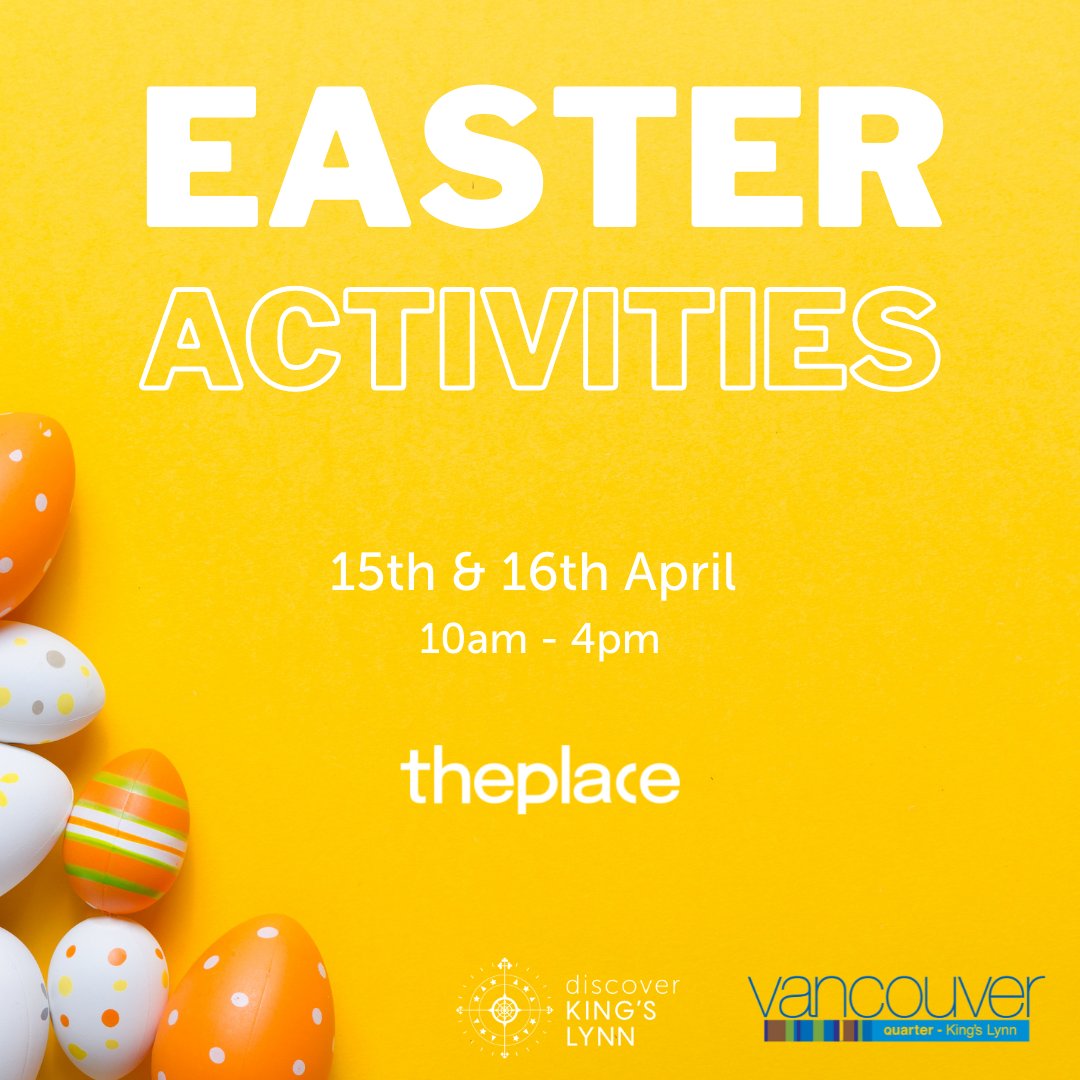 DiscKingsLynn's tweet image. Join us on the 15th April  for the opening of our new pop-up space, The Place.

We'll have pizza slices from Pizza Slice Guy and Easter cake decorating, as well as Easter face paints &amp;amp; glitter tattoos!

Pre-bookings encouraged for cake decorating: theplace@discoverkingslynn.com