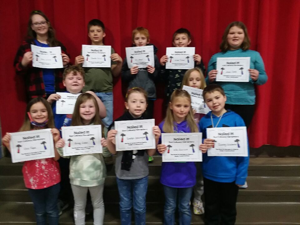 “Nailed It!” this week!  We are so proud of you!  
#EastsidePride #CallowaySchools