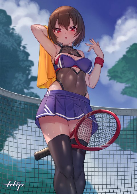 🎾シャリーファちゃんと一息🎾

シャリーファちゃんに似合ったぴっちりテニス衣装と
うっすら汗ばんだお肌が素敵・・・

テニスラケットになりたい人生だった

※イラストはかがぁ先生にご依頼しました。ありがとうございました!
※skebコミッションです 無断使用・転載お断り 