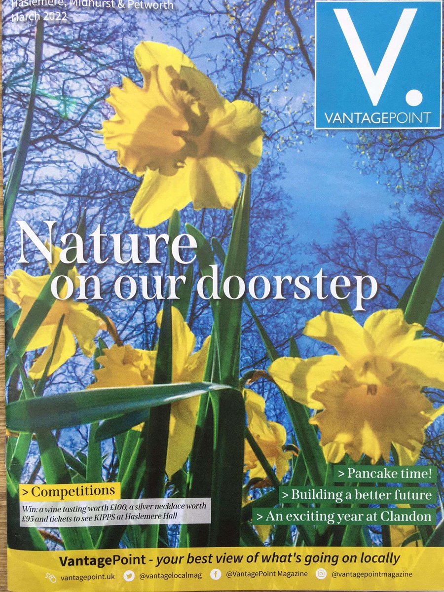 jonniewalks's tweet photo. Hello Friends,

I hope that Spring has sprung with you all and that you have accessed the great outdoors to celebrate!

I was very happy to be featured in the local VantagePoint magazine last month - the pages are reproduced in this update!

https://t.co/mhJlwb5Pvu https://t.co/h5fLMiYGH4
