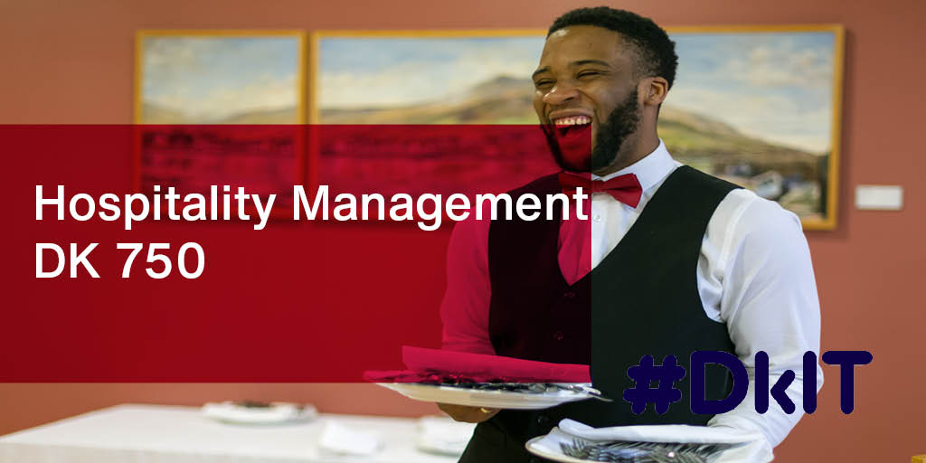 DkIT_ie's tweet photo. Are you interested in Hospitality? The starting point for your management career in this industry is this 3-year BA in Hospitality Management at DkIT.  You can still apply through CAO for this course until 1st May.

https://t.co/1fxe9f5vxv
#hospitalitymanagement #CAO2022 https://t.co/PdhVBXnqSj
