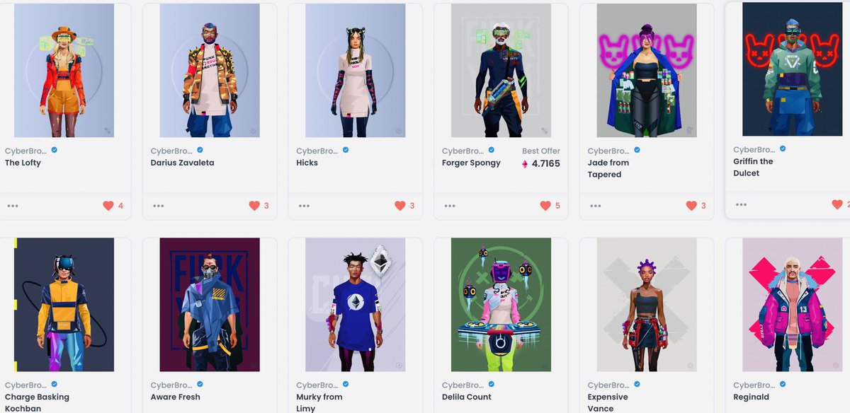 CryptoSteveWand's tweet photo. It pays to hold a Josie Bellini.  I love when an artist rewards a holder of their work with future assets.  I was able to mint 39 Cyber Brokers plus an additional for being her first guest on Behind the Art.  This is the way forward 👊❤️ https://t.co/Fh3UWPnT64