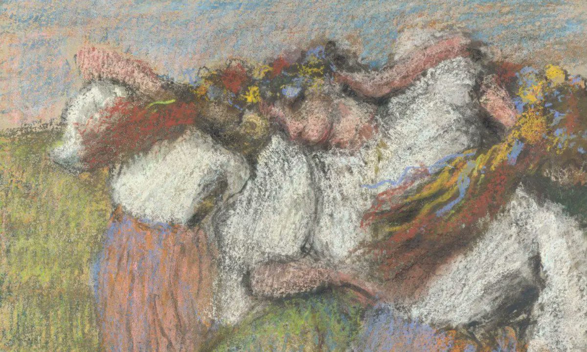 operavoci's tweet photo. The National Gallery has altered the title of Edgar Degas’ drawing "Russian Dancers" to "Ukrainian Dancers". https://t.co/AagrCMgmsb