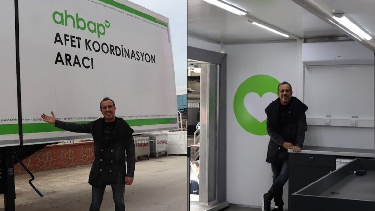 haluklevent's tweet photo. Aracımız hazır!
Biz Ahbaplar, olabilecek afetlere hazırlık için “Afet koordinasyon”  aracımızla çalışmalara başladık. Yeni bir afet durumunda (Allah göstermesin)  Ahbaplarımız bu afet aracını kullanarak sahada aktif olarak hizmetlerini daha sistemli yürütmeye devam edecek. https://t.co/gkuYS443W1