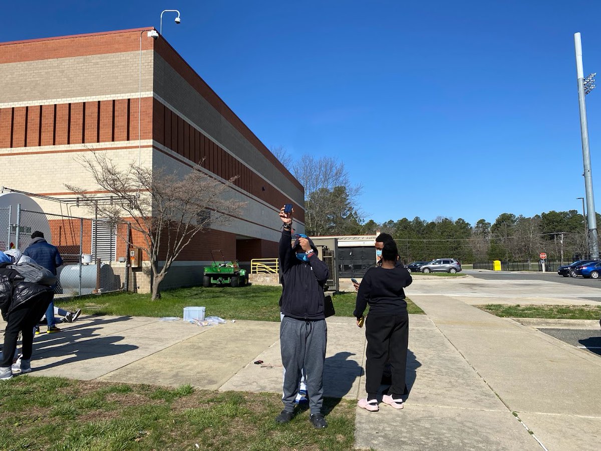 Students in Earth Systems class calculate the best angle to place a solar panels. Ms. Gina from Nanjemoy Creek Environmental Education Center led the students to maximum power. <a href="/Westlake_Enviro/">WHS Environmental</a> <a href="/nanjemoycreek/">NCEEC</a> <a href="/JoeBiden/">Joe Biden</a>