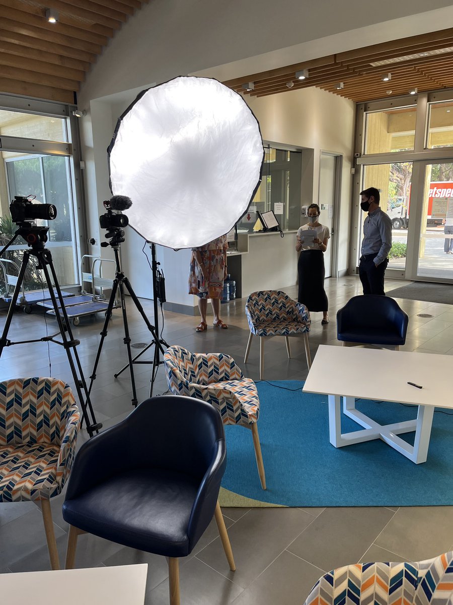 NickThake's tweet photo. Shooting interviews at the @IOMRC_Science for @WAMSInews this week. Following  a series of interviews in Shark Bay, for the new Shark Bay Marine Research Plan launching soon! https://t.co/wAAOzxdext