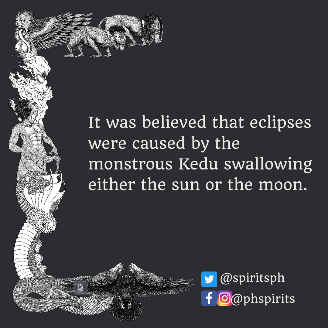 SpiritsPh's tweet photo. Kedu #PhilippineSpirits #PHSpirits #MythicalCreature #MoonEater #Eclipse #PhilippineMythology https://t.co/qM4VDr2QYL