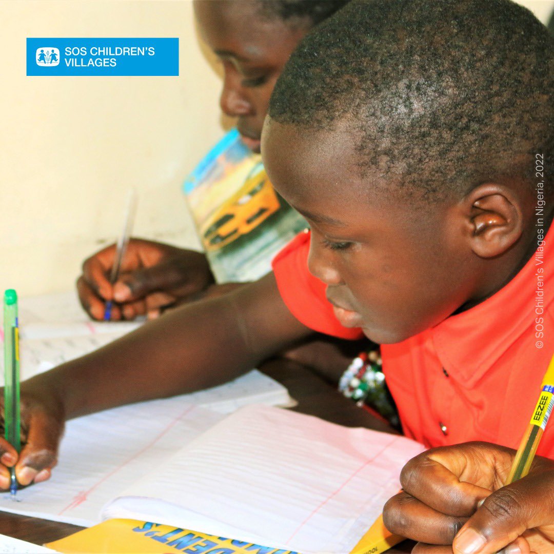 SOSCVNigeria's tweet photo. At SOS Children’s Villages Nigeria, we promote education through our holistic approach to child-centered education that addresses children's individual needs and situations and nurtures their individual capabilities. 
#Leavenochildbehind https://t.co/XNg68iby2m