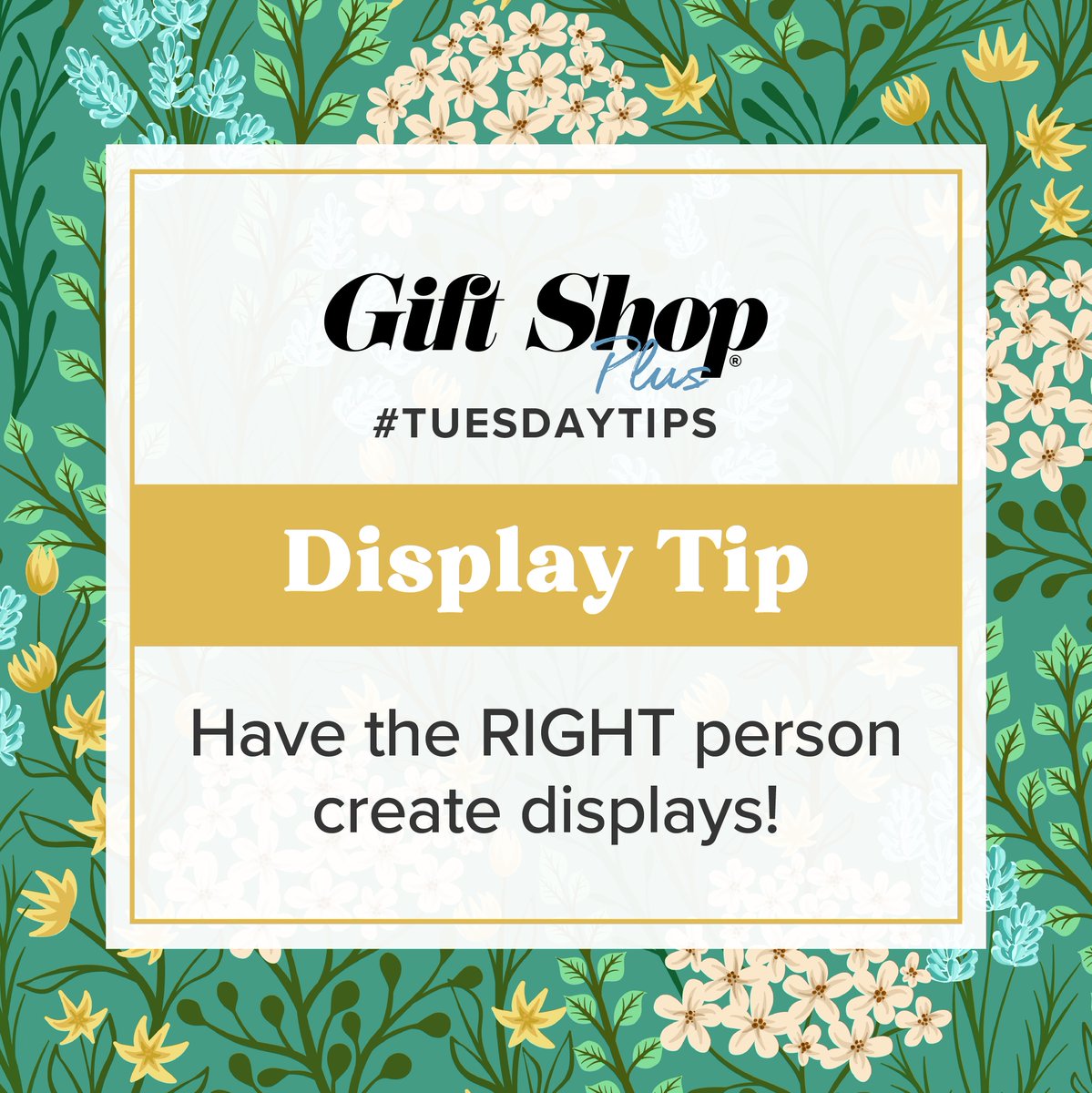 giftshopmag's tweet image. Bob Phibbs, @TheRetailDoctor, said that "In order to implement a strong retail merchandising play, you have to have someone who understands the science." He also said it is important for them to know the trends and understand how the product sells. #TuesdayTips #DisplayTip