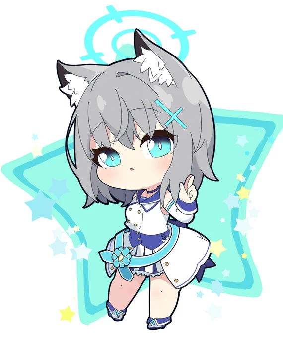今回はブルアカのイタズラ☆ストレートのセンターだったシロコです。#ブルーアーカイブ 