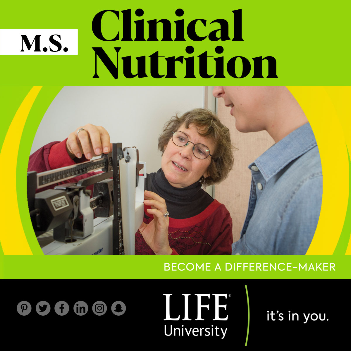 LifeUniversity's tweet photo. Clinical nutritionists need to understand and interpret the implications of clinical research, use such research in evidence-based practice, and collect and analyze data.
Learn more at https://t.co/ePRimIm1MR today!
#LifeItsInYou https://t.co/2Cm5WCZtJY