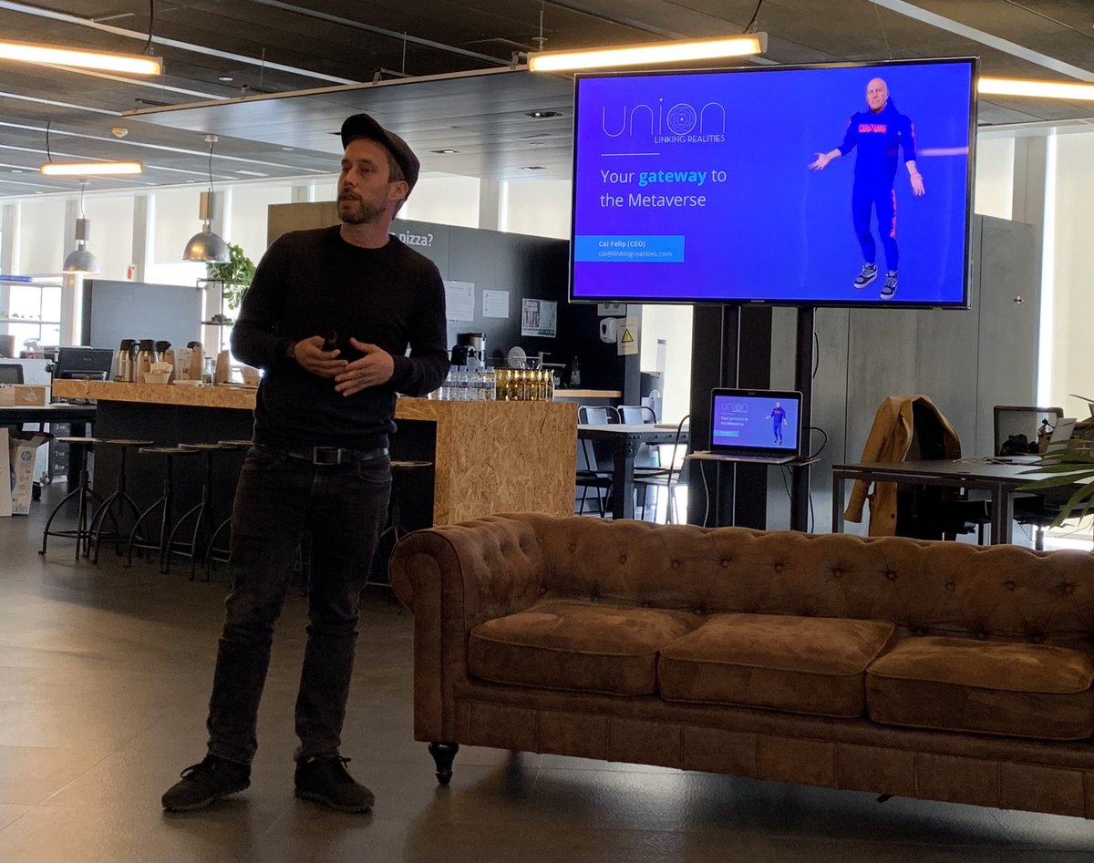 adrianafreitas's tweet photo. Now Linking Realities @UnionAvatars
Our first step to permanent and secure digital identity.
#unionavatars
Coinvestment Day @wayra #Open2Metaverse #wayraverse @WayraES https://t.co/Eb5NyVd88T