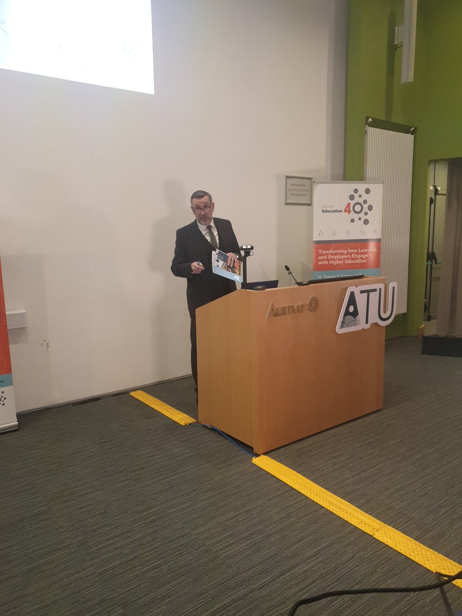 higher_ed4's tweet photo. Welcome Sean Carlin from IBEC giving the perspective of his experience of work based learning in the Retail Sector #highered4 https://t.co/zHBTBVr1hT