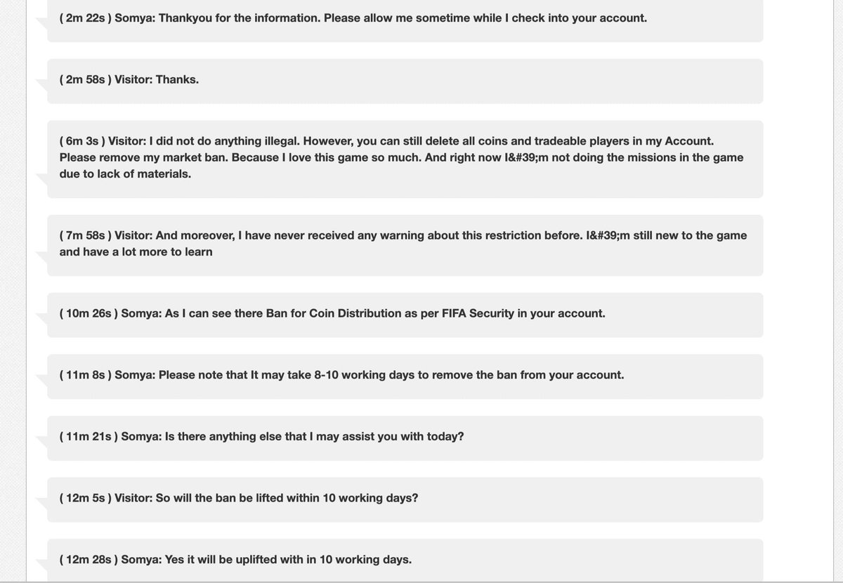 kayhannsefa's tweet photo. @EAHelp You told me that the ban would be lifted, but then you continued the ban by saying that we gave false information.  please be fair! https://t.co/qOiCRltxQ7