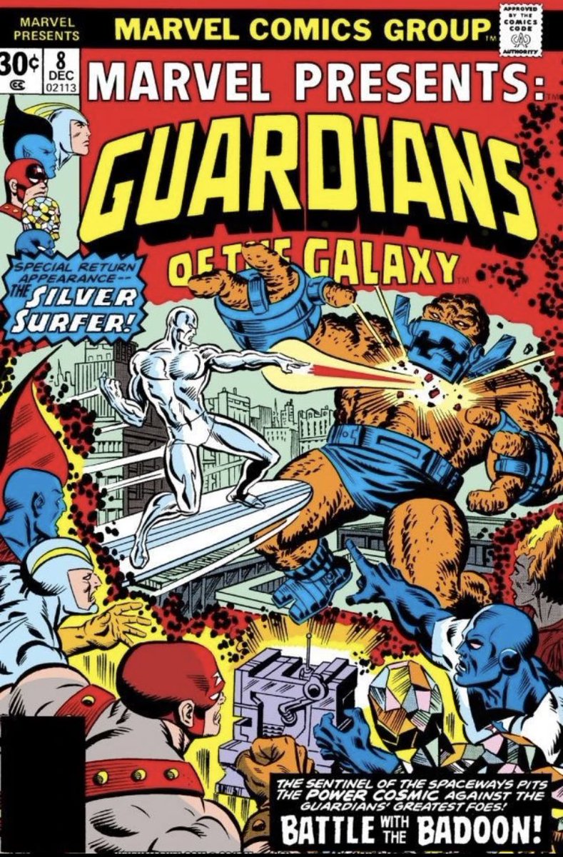 dano_cosmic's tweet photo. #MarvelPresents: #GuardiansoftheGalaxy #8 (Vol. 1, 1976)cover by #AlMilgrom/#JoeSinnott
✨
W-#RogerStern,A-#AlMilgrom,I-#BobWiacek,C-#GlynisWein,L-#JimNovak
✨
#SilverSurfer #GotG #Badoon #MonsterofBadoon #Yondu #Martinex #Nikki #Charlie27 #VanceAstro #MarvelComics #MarvelCosmic https://t.co/6xea5WXFyo
