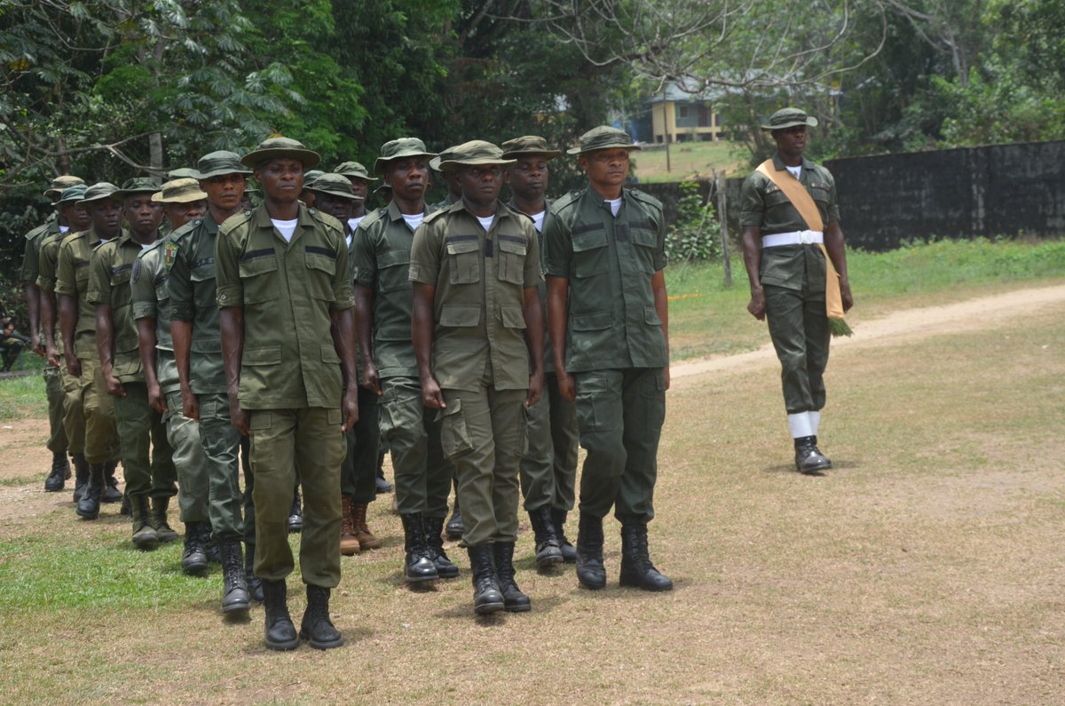 WCS_Nigeria's tweet photo. Photos from recently concluded refresher training for rangers in Cross River National Park.  Regular refresher training helps keep rangers safe in the field &amp; is essential for discipline, morale &amp; esprit de corps. Funded by the @EUinNigeria 🇪🇺
📷by @Bassey_EffiongK https://t.co/oIvBoA04dT