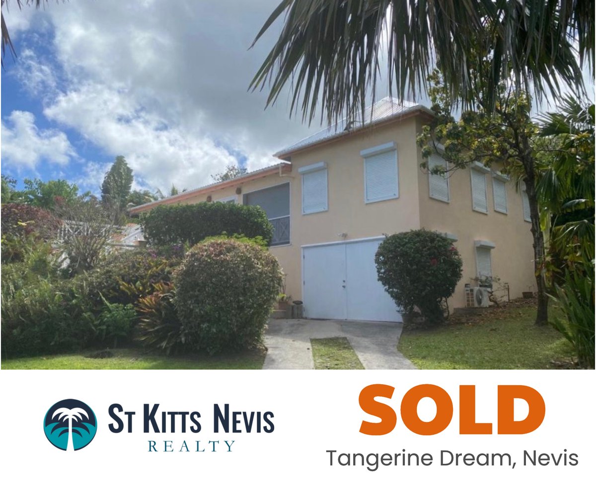 SKN_Realty's tweet photo. Just Sold! Tangerine Dream has new owners, and we are so happy for them that they found their perfect island haven.  Contact us if you'd like to follow suit.

🏡: https://t.co/OL0brvNu99

#stkittsnevisrealty #stkittsnevis #stkitts #nevis #nevisnice #caribbeanrealestate https://t.co/ZYEEGA8Jlv