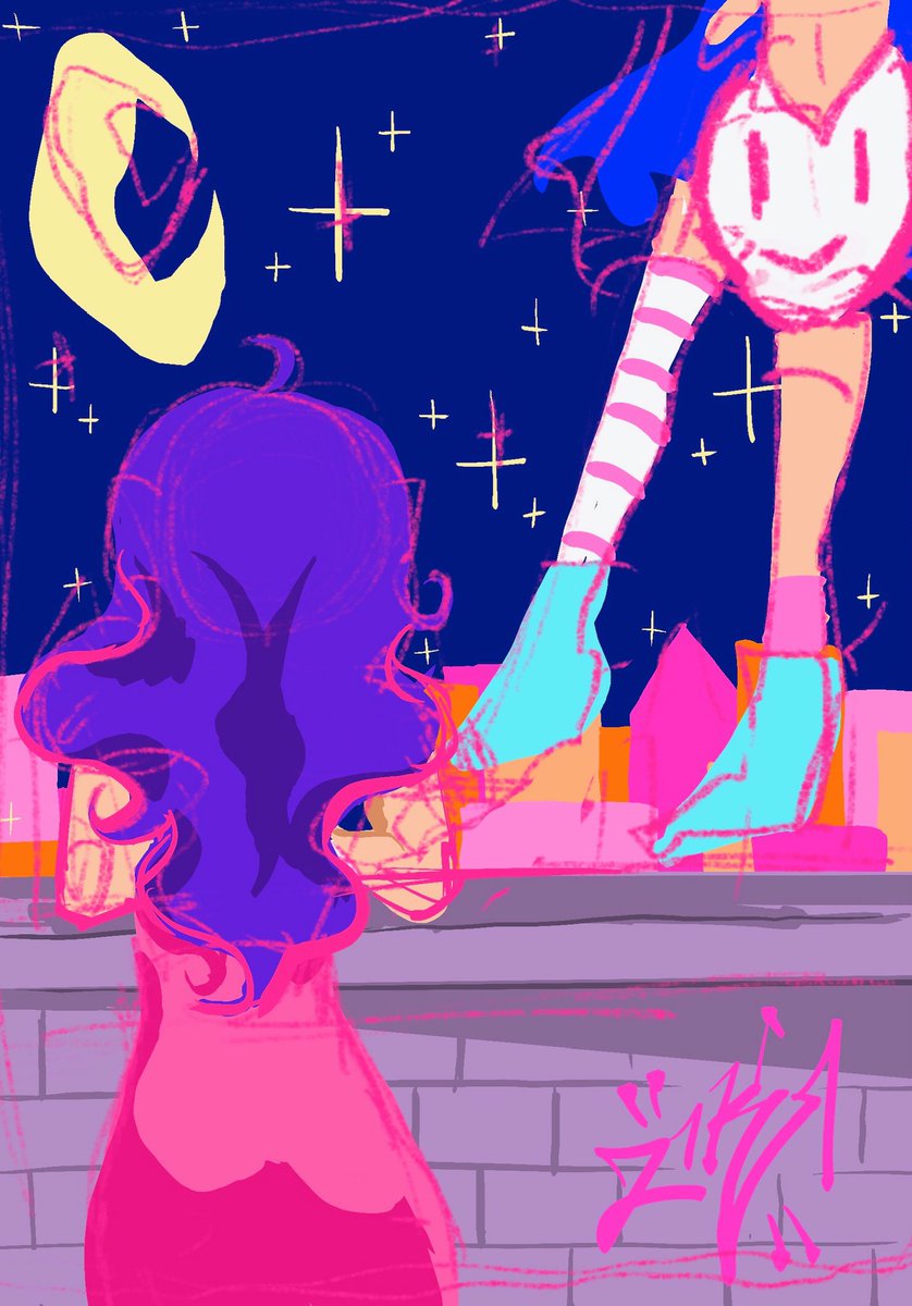 userzik's tweet image. Hi bird app. I’m not dead. I’m just really busy aH. Month and a half of aps left then I am no longer in art hell