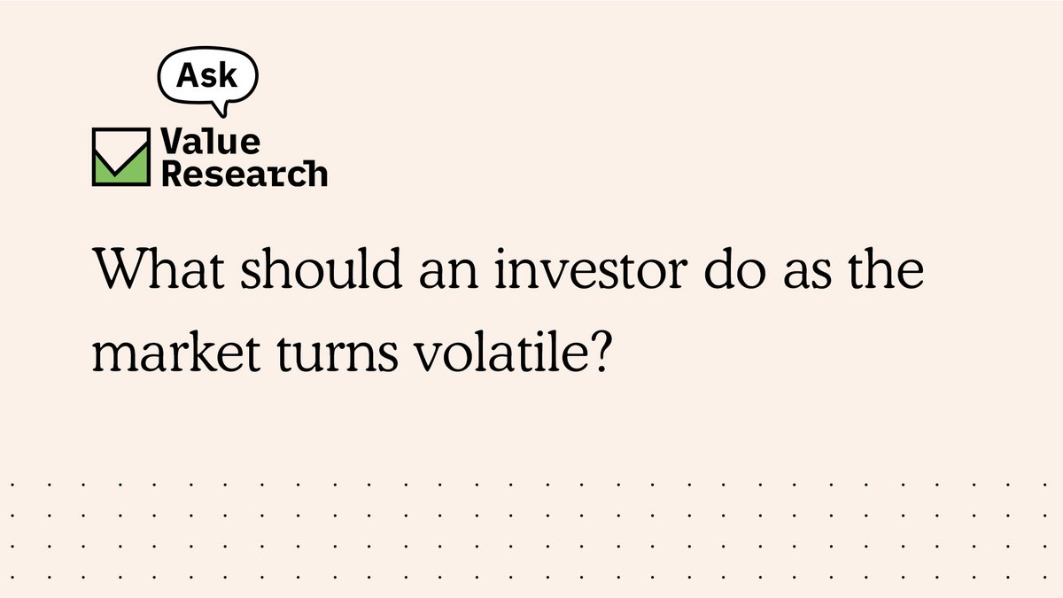 ValueResearch's tweet photo. Watch this video to understand what an #investor should do as the market turns volatile.
#AskVR
https://t.co/6T8cJl5ork https://t.co/JR29AazwYx