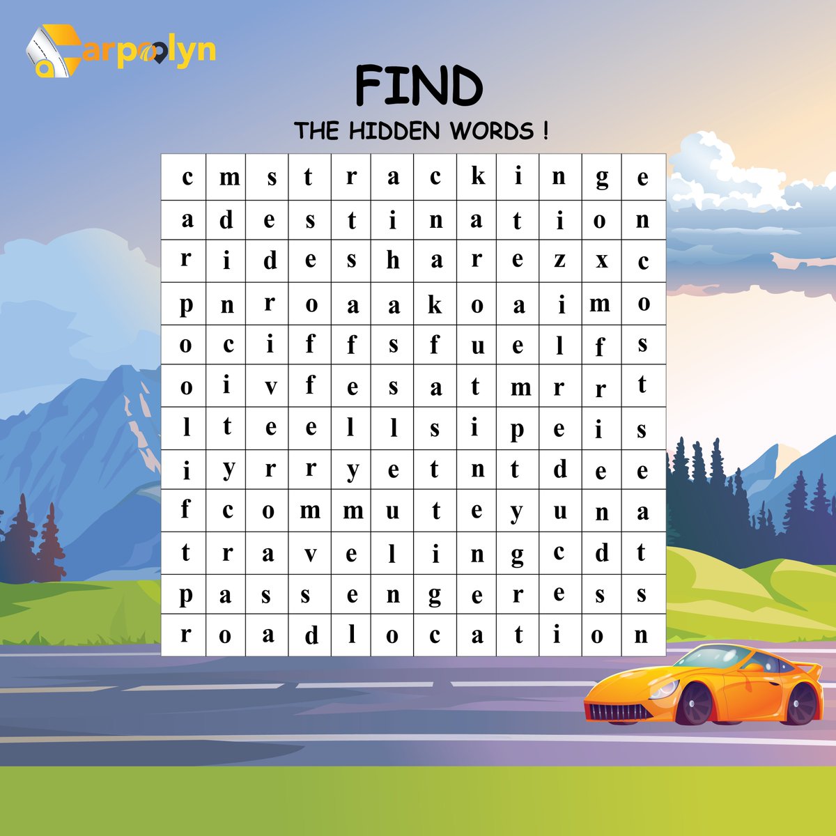 carpoolyn's tweet photo. Which Word do you see first?
Let us know in the comment below.
#carpool #ridesharing #travel #lowfarerideshare  #carpoolpakistan #commuting #travel #ridesafe
 #carsharing #comfortablerides #ridewithbenefits #gamedeveloper #comment https://t.co/ULtcbJfM15