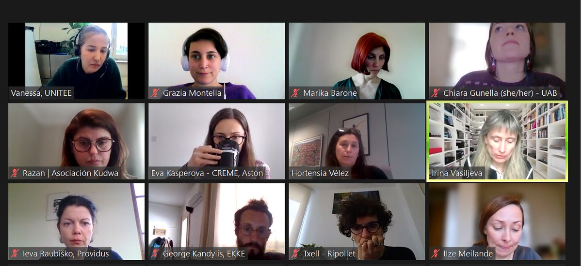 IntegrimLab's tweet image. Our involvement in #MILEproject continues with clear plans on a joint communication strategy and narrative to use on a EU level to raise awareness about a co-design approach for inclusion policies. A snapshot of our (quite) focused faces :) #knowledgebrokers #cities4migration