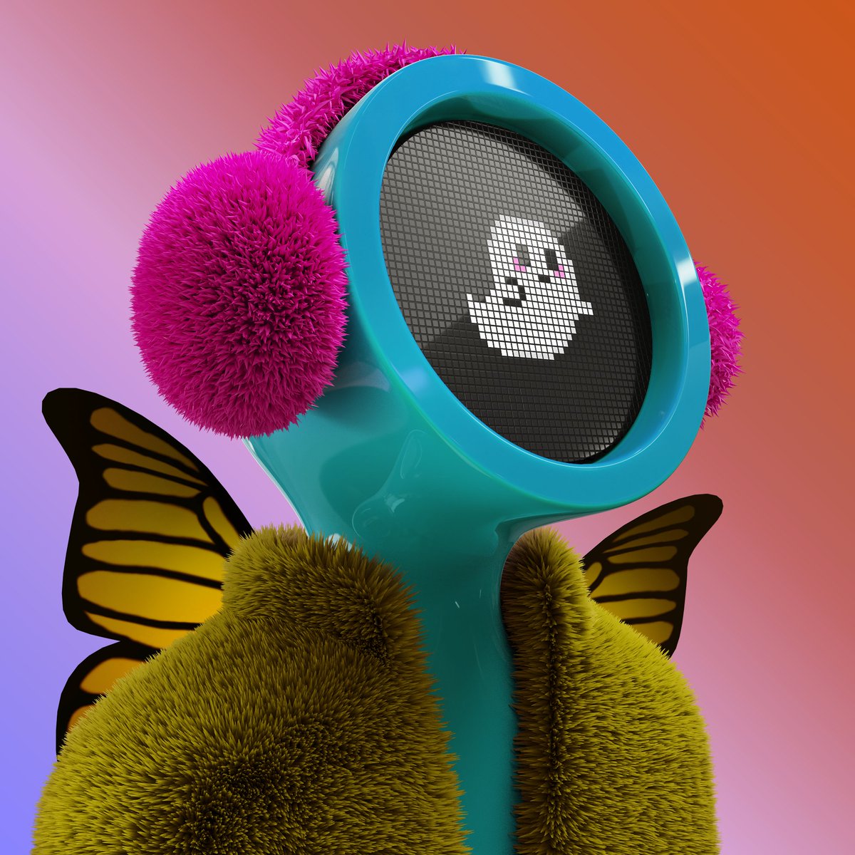 skizdidlyidler's tweet photo. Just got the reveal of my @AdrunnerNft - pretty stoked on my pulls!  I always end up with a theme haha #AdRunner #AdRunners #ButterflyGang #Monarch #DeFit #Metaverse #Utility #Breeding #NFT #NFTs https://t.co/s3RytLdxG0