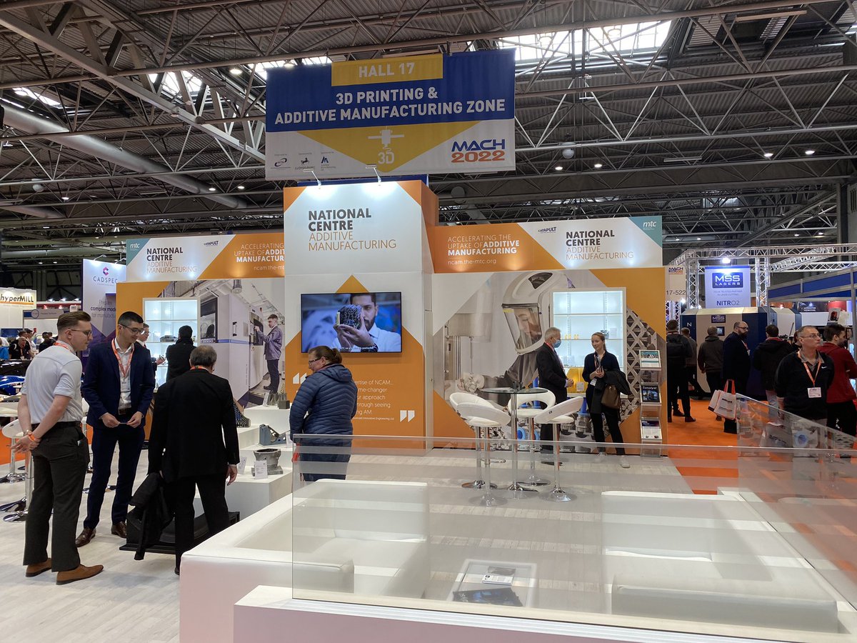 StevenFoxley's tweet image. Great to see all of the fantastic exhibits from our @HVM_Catapult colleagues at @NMIS_group @NuclearAMRC @the_MTC_org as well as exciting new start up businesses like @FourJawMA #MACH2022