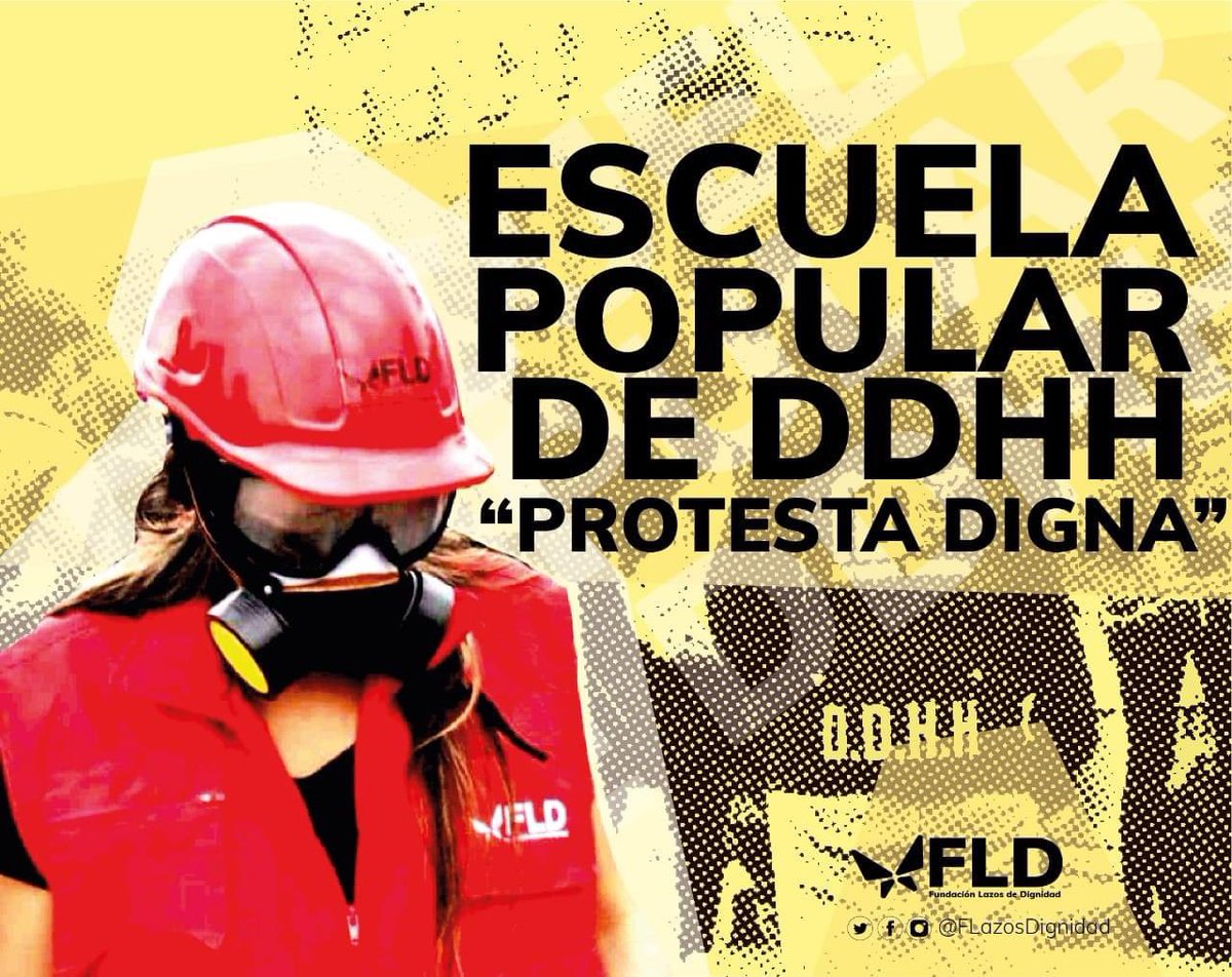 FLazosDignidad's tweet photo. 📢Estamos Trabajando en la  propuesta de la Escuela Popular de DDHH ”Protesta Digna”, en la cual confluyen diferentes colectividades y organizaciones a nivel nacional, aportando desde cada proceso para su construcción y puesta en marcha.

Muy pronto será su lanzamiento! https://t.co/CZtqteTJSD