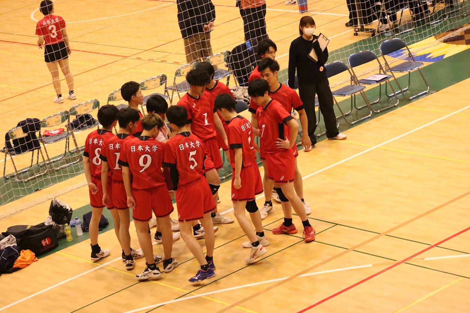 日本大学 バレーボール部 旧ユニフォーム 1式 日本大学 バレーボール 旧ユニフォーム