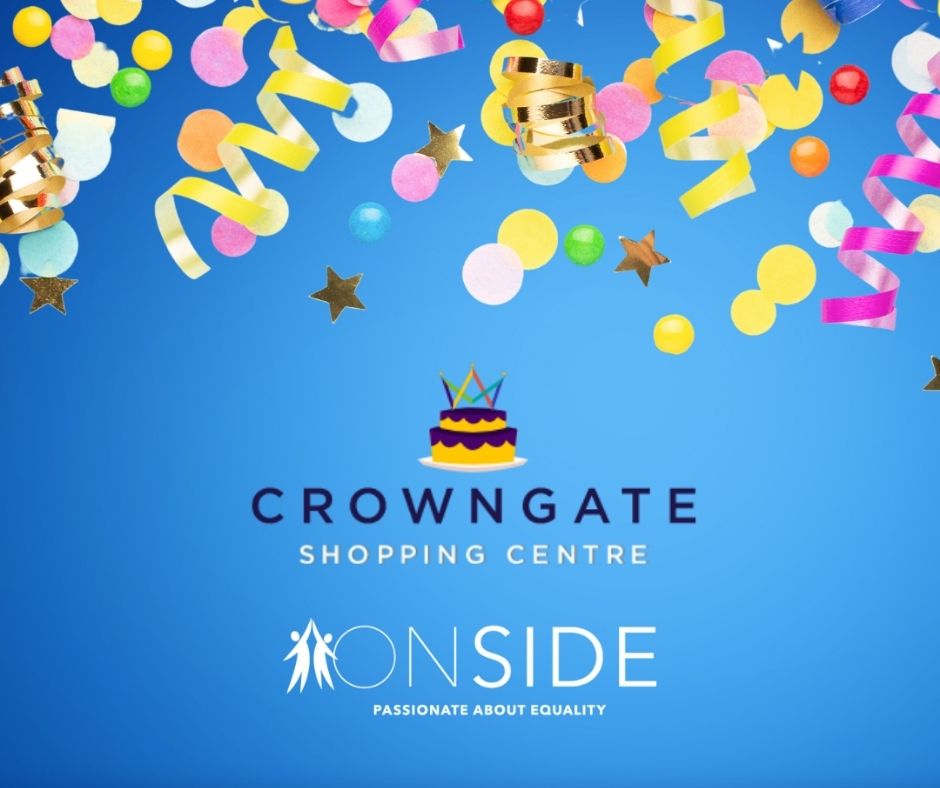 OnsideAdvocacy's tweet photo. We are so happy to have been chosen as Crowngate Shopping Centre's Charity of the Year!!
😁👏⚡️🎈🎊🎉
We are very much looking forward to hosting collaborative events for the wonderful communities that we support.
.
#onsideadvocacy #advocacy #crowngate
@CrownGateWorc https://t.co/5aSMz45iA4