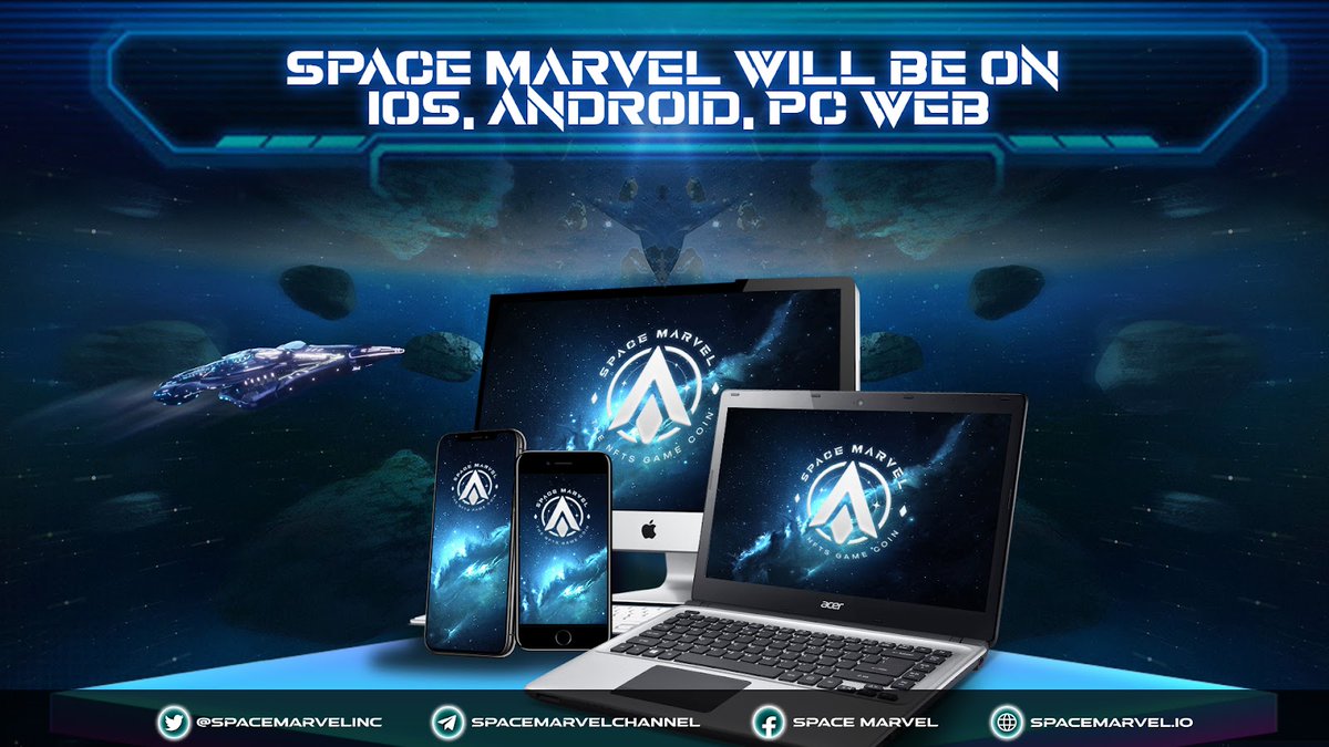 spacemarvelinc's tweet photo. PLAY ANYTIME - PLAY ANYWHERE - FOR EVERYONE WITH #SPACEMARVEL

Space Marvel will be available on all devices: iOS, Android and PC

💻 📱No matter if you are PC players or mobile gamers, you can all enjoin the stunning design of Space Marvel multi-verse.

⏰ Coming soon in Q2/2022 https://t.co/Lgsz9Eha7Y