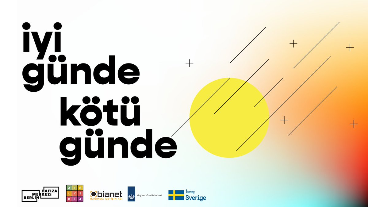 🎙️Merhaba! <a href="/HafizaBerlin/">antenna (Hafiza Merkezi Berlin)</a> ve <a href="/bianet_org/">bianet</a> 'in hazırladığı "İyi Günde Kötü Günde" podcast serisine hoşgeldiniz! 
👇
open.spotify.com/episode/2bACCX…