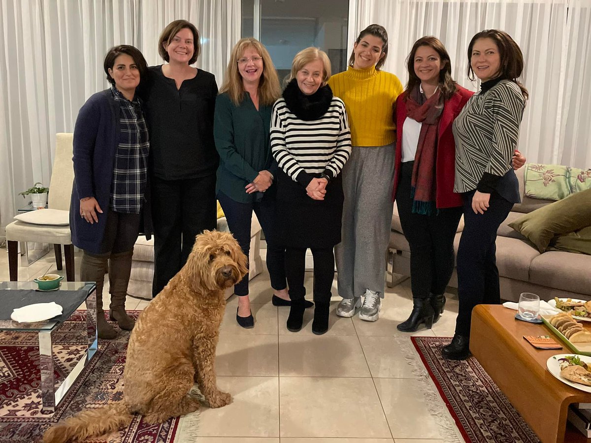 AusHCCyprus's tweet photo. Deputy Michelle Anderson & #puplomat Pidge hosted a screening of #Australian documentary #MsRepresented with some of #Cyprus leaders in the field of gender equality, peace building & multiculturalism - amongst other things! A great night of discussion, debate and brainstorming. https://t.co/4UtA3aEBRw